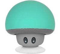 Mini enceinte champignon avec lumières led & ventouse vert TU