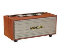 Enceinte sans fil Bluetooth 5.0 8W Bronx avec Station Smartphone Design Retro Avizar Marron Marron G