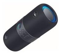 Enceinte sans fil Bluetooth avec Sangle LEDWOOD XTREME 180 - Haut-Parleur sans Fil avec LED Lumières pulsées- Son Puissant - AUX - Port USB - Radio FM Noir G