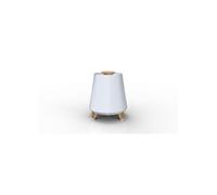 Akai AKBT80 haut-parleur portable et de fête Enceinte portable mono Blanc, Bois 10 W