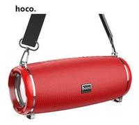 Enceinte Sans Fil Bluetooth HOCO HC2 2400mAh Support Radio FM,TF Étanche IPX5-Rouge Rouge G