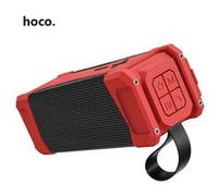 Enceinte Sans Fil Bluetooth HOCO HC6 4000mAh Support Radio FM,TF,AUX,TWS Étanche IPX5-Rouge Rouge G
