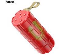 Enceinte Sans Fil Bluetooth HOCO HC7 Support Radio FM,TF,AUX Étanche IPX5 avec Lumière-Rouge Rouge G