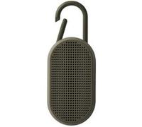 LEXON - Enceinte Bluetooth avec mousqueton intégré - MINO T (VERT KAKI) - Neuf