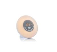 Enceinte sans fil Bluetooth lumiere multicolore - Blanc