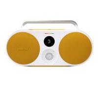 Polaroid P3 - Enceinte Bluetooth sans Fil Rechargeable avec IPX5 et Double jumelage stéréo - Jaune et Blanc