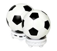 Enceinte sans fil en forme de ballon de football avec 300 questions de | Haut-parleur portable sans fil pour les fans de football, bar, bureau, maison, salon, chambre à coucher