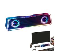 Enceinte sans fil - Haut-parleur de bureau, haut-parleur LED | Haut-parleur de bureau portable, haut-parleur de voyage, haut-parleur pour camping en plein air pour aventures avec éclairage pour fêtes