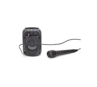 Enceinte Sans Fil "Karaoké & Micro" 15cm Noir