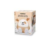 Enceinte sans fil lumineuse et veilleuse Max Hi Buddies Marron et Blanc