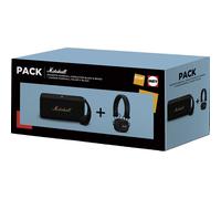 Pack Enceinte sans fil Marshall Bluetooth Middleton Black & Bras + Casque sans fil Major Noir