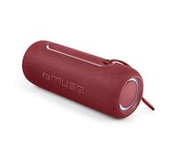 Enceinte sans fil MUSE M-780 BTR rouge avec 20 W de puissance, connexion Bluetooth et USB-C, résistance à la poussière et à l'eau