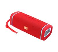 Enceinte sans Fil pour l'extérieur - Enceinte Rechargeable à Del Anti-poussière avec Basses Profondes avec Sangle de Transport pour la randonnée, Les Voyages, la Vie Quotidienne