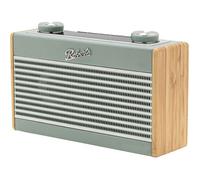 Roberts Enceinte sans fil Rambler Uno – Bluetooth, FM/DAB/DAB+ – bleu ciel, design rétro