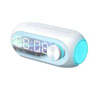 Enceinte sans fil S8 avec Bluetooth, double réveil, emplacement pour carte TF, appels mains libres, son HiFi