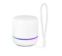 Enceinte Sans Fil Son Extra-Bass 5W LED Multicolore Autonomie 4H Akashi Blanc
