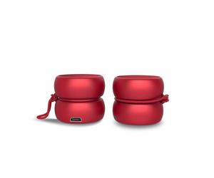 Enceinte Sans fil Yoyo Stéréo Speaker Rouge XOOPAR