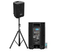 Enceinte sono Active Ibiza sound XTK10A-MKII Large bande 10"/25cm - 300W - Bluetooth USB SD - TWS- Support pied