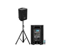 Enceinte sono Active Ibiza sound XTK8A-MKII Large bande 8"/20cm - 200W - Bluetooth USB SD - TWS - Support pied