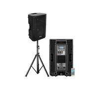Enceinte Sono Active Ibiza - XTK12A-MKII - 12"/30cm - 500W - Système Bass Reflex - USB, SD, Bluetooth- Support pied