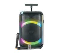Enceinte Sono Autonome Karma auralis 2 micros Bluetooth USB télécommande, karaoké, LED