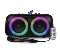 Enceinte Sono Autonome sur batterie à LED Pickering Panther BLASTER300 300W, Bluetooth USB RADIO FM, ECHO, Micro Karaoké+Clé 32G