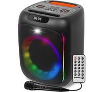 Enceinte Sono Autonome sur Batterie à LED - Pickering SOUNDKUB160-160W, Bluetooth USB Radio FM, Effet Strobe, Micro Karaoké