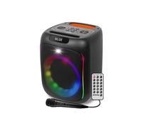 Enceinte Sono Autonome sur batterie à LED - Pickering SOUNDKUB160 - 160W, Bluetooth USB RADIO FM, Effet STROBE, Micro Karaoké