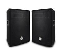 BM SONIC Paire d'enceintes sono BMS-10 – Bass Reflex trapézoïdal 3 voies 10"/25 cm 2 x 400 W