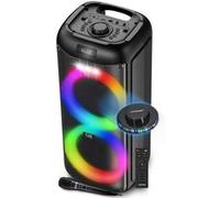 Enceinte SONO Dj Autonome sur batterie à LED - Pickering PANTHER P28 - 500W, Bluetooth USB SD, 6 modes Equaliseurs, Lumière OVNI