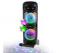 Enceinte karaoké lumineuse - BM SONIC - HP59-XXL - 800W - Batterie rechargeable - LED synchronisées - Bluetooth 5.0