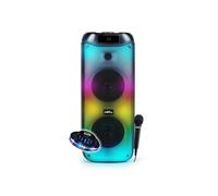 BMI Enceinte DJ BIG Ben PARTYBTHPL 200W Bluetooth/USB/AUX Support smartphone LED Micro karaoké Ovni