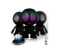 Enceinte sono mobile amplifiée 700W 12" LED/USB/BT/SD/FM + Micro sans fil + Pied PARTY12