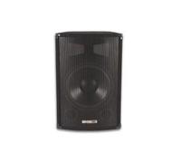 ENCEINTE SONO NOIRE TRAPÉZOIDALE 2 VOIES GRILLE 10