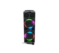 Enceinte Sono Party Box Muse M-1982 DJ - 600W - Ambiance Effet LED multicolore - USB/Bluetooth / Entrées AUX/Micro/Guitare