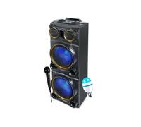 Muse Enceinte Sono Party Box M-1988 DJ 800W Bluetooth/USB/FM LED multicolore clignotant