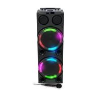 Enceinte Sono Party Box Muse M-1982 DJ - 600W - Ambiance Effet LED multicolore - USB/Bluetooth / Entrées AUX/Micro/Guitare