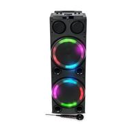 Enceinte Sono Party Box Muse M-1982 DJ - 600W - Ambiance Effet LED multicolore - USB/Bluetooth/Entrées AUX/Micro/Guitare