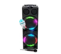Enceinte Sono Party Box Muse M-1982 DJ, 600W, USB/Bluetooth / Entrées AUX/Micro/Guitare, Ambiance LED multicolore, Lumière DIAMS