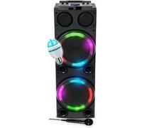 Enceinte Sono Party Box Muse M-1982 DJ, 600W, USB/Bluetooth / Entrées AUX/Micro/Guitare, Ambiance LED multicolore, Lumière DIAMS