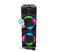 Enceinte Sono Party Box Muse M-1982 DJ, 600W, USB/Bluetooth/Entrées AUX/Micro/Guitare, Ambiance LED multicolore, Lumière DIAMS