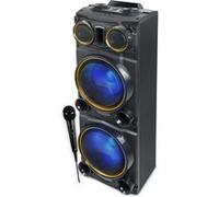 Enceinte Sono Party Box Muse M-1988 DJ - 800W - Effet LED multicolore et clignotante, USB/Bluetooth/Radio FM - 2 Entrées AUX