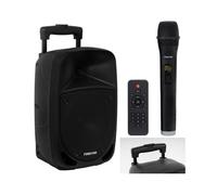 ENCEINTE SONO PORTABLE 8’’ PRO PARTY KARAOKE BLUETOOTH USB FM MSD + MICRO MAIN SANS FIL + TELECOMMANDE MEGABASS TWS