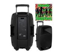 Enceinte Sono Portable - FONESTAR - MALIBU-315 - 250W - Bluetooth 5.0 - Microphones sans fil