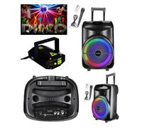 Enceinte Sono Portable - MSD - KA122 - 700W - Bluetooth 5.0 - Karaoke - LED RGB