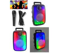 ENCEINTE SONO PORTABLE PARTY BLUETOOTH 150W MOBILE USB TWS LED RGB MSD RADIO FM + MICROPHONE DYNAMIQUE