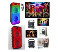 ENCEINTE SONO PORTABLE PARTY BLUETOOTH 800W MOBILE USB TWS LED RGB MSD TELECOMMANDE +MICRO Radio Fm + Enceinte Bluetooth rgb