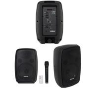 ENCEINTE SONO PRO PORTABLE 8¿¿ PRO SUR BATTERIE PARTY KARAOKE BLUETOOTH MOBILE USB MEGABASS + TELECOMMANDE + Micro sans fil