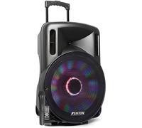 Fenton FT15LED Enceinte Sono Portable LEDs Bluetooth avec Batterie Intégrée - 800 Watts, Modes Lumineux, 15 Pouces, Télécommande, Une Enceinte Transportable Idéale pour Animer Vos Soirées