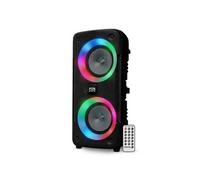 Pickering Enceinte autonome Panther P26-300W – Batterie, LED, Bluetooth, USB/SD, 4 EQ, Téléco